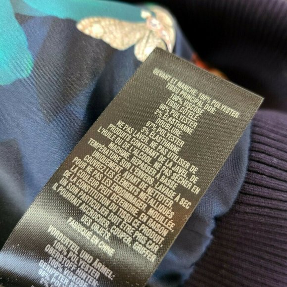 TED BAKER Blue Tiger Sandey Houdini Bomber Jacket - Picture 7 of 8